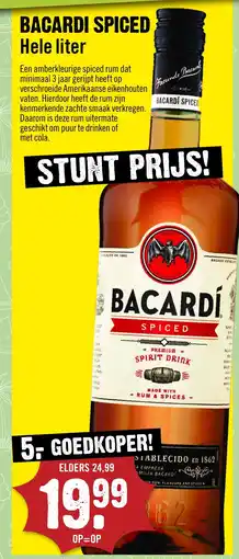 Dirck 3 Bacardi spiced aanbieding