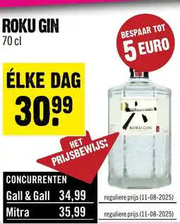Dirck 3 Roku gin aanbieding