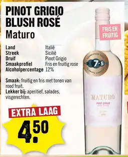 Dirck 3 Pinot grigio blush rosé aanbieding