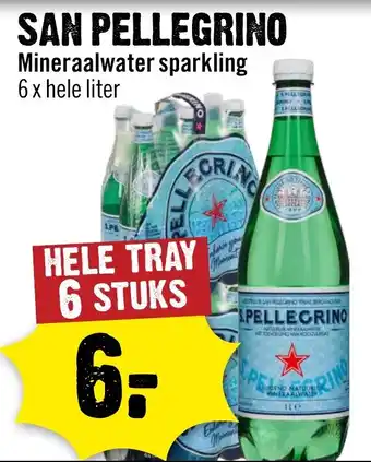 Dirck 3 San pellegrino Mineraalwater sparkling aanbieding
