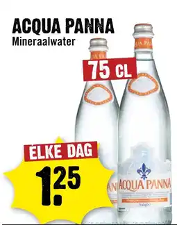 Dirck 3 Acqua panna Mineraalwater aanbieding