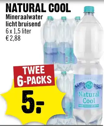 Dirck 3 NATURAL COOL Mineraalwater licht bruisend aanbieding