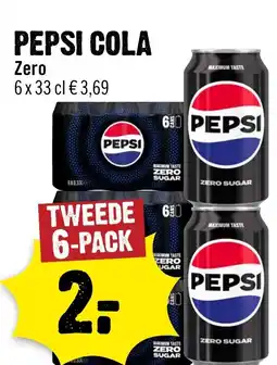 Dirck 3 Pepsi cola Zero aanbieding