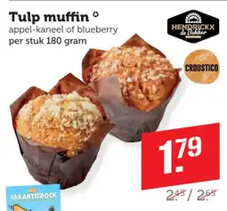 Dagwinkel Tulp muffin aanbieding