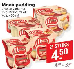 Dagwinkel Mona pudding aanbieding