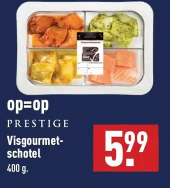 ALDI Visgourmet Schotel 400g aanbieding