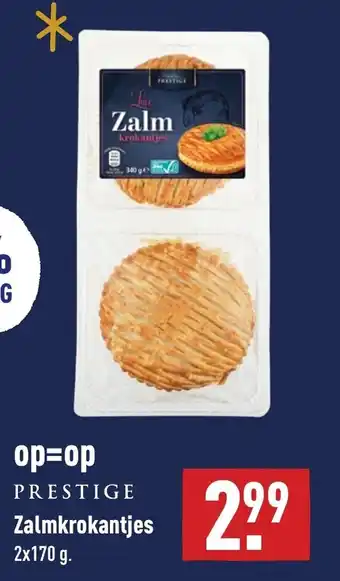 ALDI Zalmkrokantjes aanbieding