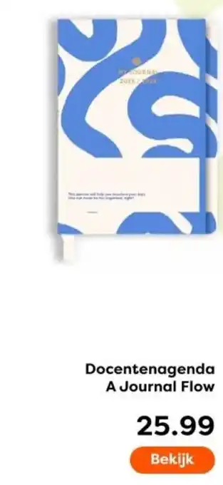The Read Shop Docentenagenda A Journal Flow aanbieding