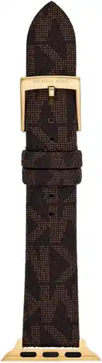Amazon Michael Kors Women's Leather or PVC strap, compatible with 38mm/40mm/41mm Apple Watch aanbieding