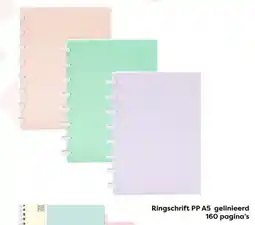 The Read Shop Ringschrift PP A5 gelinieerd 160 pagina's aanbieding