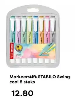 The Read Shop Markeerstift STABILO Swing cool 8 stuks aanbieding