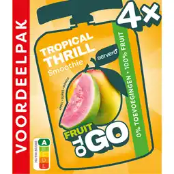 Albert Heijn Servero Fruit to go tropical thrill voordeelpak aanbieding