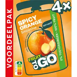 Albert Heijn Servero Fruit to go spicy orange voordeelpak aanbieding
