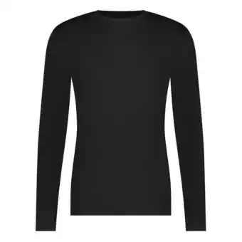 ANWB Bamboo Basics TYSON Merino/Bamboo lange mouw shirt heren Zwart XXL aanbieding