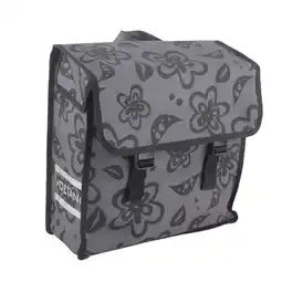 ANWB Voltano voorgevormde fietstas Floral Fusion Donkergrijs XXL aanbieding