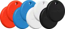 Coolblue Chipolo POP 8-Pack Zwart, Wit, Rood, Blauw aanbieding