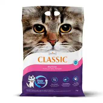 Zooplus 7kg met Babypoedergeur Extreme Classic Kattenbakvulling aanbieding