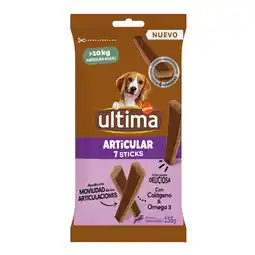 Zooplus Dubbelpak: 28x155g Ultima Articular Sticks Medium / Maxi hondensnacks aanbieding