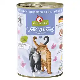 Zooplus 6x400g GranataPet DeliCatessen Tonijn & Eend Kattenvoer aanbieding