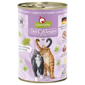 Zooplus GranataPet DeliCatessen 6 x 400 g Kattenvoer - Lam & Kalkoen aanbieding