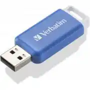 Conrad Verbatim V DataBar USB 2.0 Drive USB-stick 64 GB Blauw 49455 USB-A 2.0 aanbieding