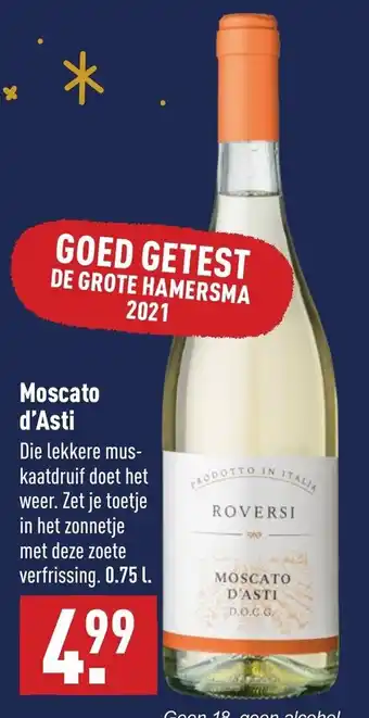 ALDI Moscato d'Asti aanbieding