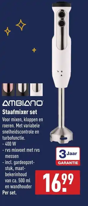 ALDI Staafmixer set aanbieding