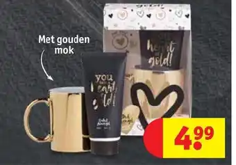 Kruidvat Met gouden mok aanbieding