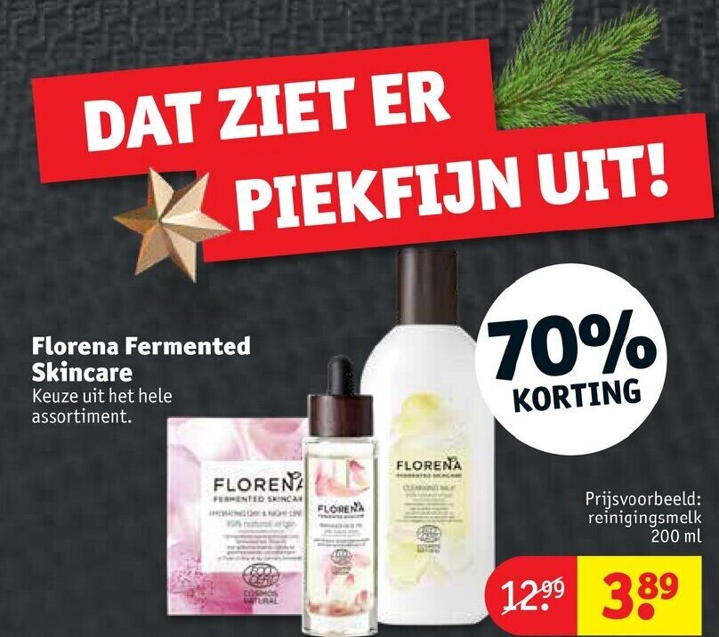 Florena Fermented Skincare aanbieding bij Kruidvat