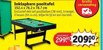 Kruidvat Inklapbare pooltafel aanbieding