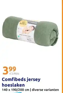 Action Comfibeds jersey hoeslaken aanbieding