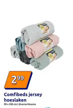 Action Comfibeds jersey hoeslaken aanbieding