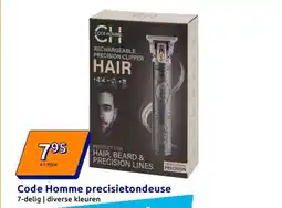 Action Code Homme precisietondeuse aanbieding