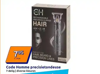 Action Code Homme precisietondeuse aanbieding