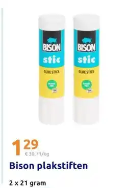 Action Bison plakstiften aanbieding