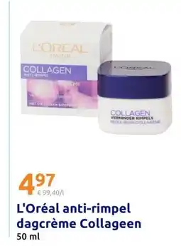 Action L'Oréal anti-rimpel dagcrème Collageen aanbieding