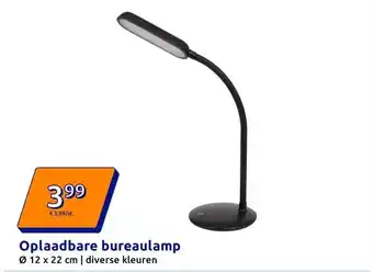 Action Oplaadbare bureaulamp aanbieding