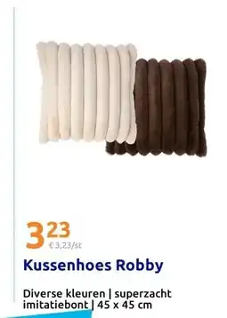 Action Kussenhoes Robby aanbieding
