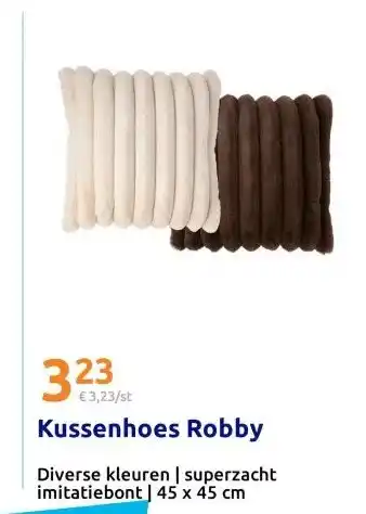 Action Kussenhoes Robby aanbieding