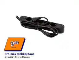 Action Pro-max stekkerdoos aanbieding