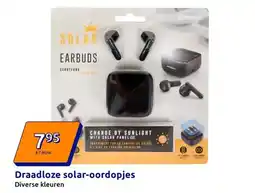 Action Draadloze solar-oordopjes aanbieding