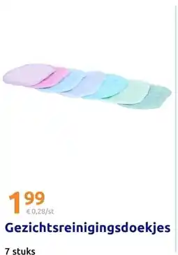 Action Gezichtsreinigingsdoekjes aanbieding