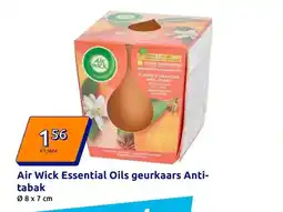 Action Air Wick Essential Oils geurkaars Anti- tabak aanbieding