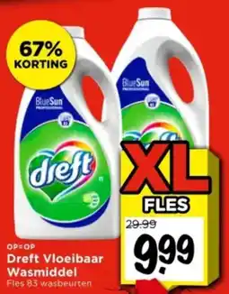 Vomar Voordeelmarkt Dreft Vloeibaar Wasmiddel aanbieding
