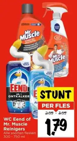 Vomar Voordeelmarkt WC Eend of Mr. Muscle Reinigers aanbieding