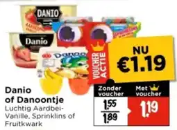 Vomar Voordeelmarkt Danio of Danoontje aanbieding