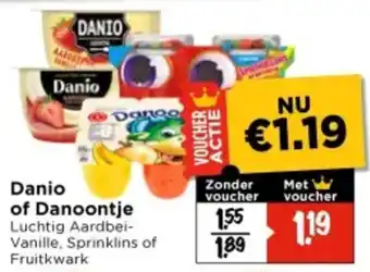 Vomar Voordeelmarkt Danio of Danoontje aanbieding
