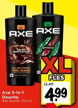 Vomar Voordeelmarkt Axe 3 In 1 Douche aanbieding
