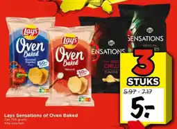 Vomar Voordeelmarkt Lays Sensations of Oven Baked aanbieding