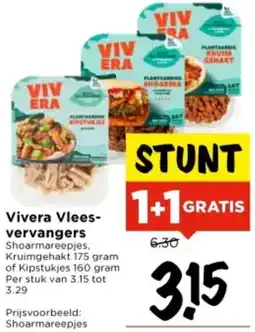 Vomar Voordeelmarkt Vivera Vleesvervangers aanbieding